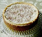K&auml;sekuchen  mit  wei&szlig;er  Schokolade (Bild)