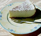 K&auml;sekuchen  mit  wei&szlig;er  Schokolade (Bild)