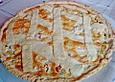 Rhabarber - Tarte mit Mandel - Sahne - Guss