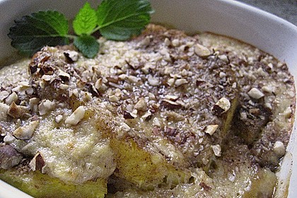 Ananas - Bananen - T&ouml;pfchen mit Nusskruste