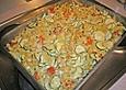Nudelauflauf mit Zucchini und Tomaten