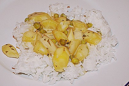 Gem&uuml;seragout mit Kohlrabi, M&ouml;hren und Erbsen 2