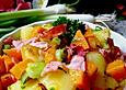 K&uuml;rbis - Kartoffelsalat