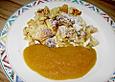 Kaiserschmarren mit Apfel - Aprikosen - Kompott