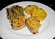 Medaillons vom Schweinefilet mit Tomaten - Basilikum - Kruste &agrave; la Marquise