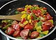 Italienische Paprika - Pfanne