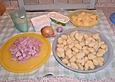 K&auml;se - Gnocchi mit Schinkenstreifen in Quarksauce