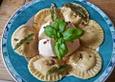 Ravioli mit Ricotta - Schinken - F&uuml;llung