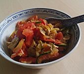Tomaten - Champignon - Gem&uuml;se mit Couscous (Bild)