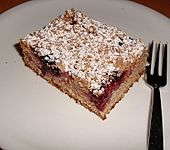 Brombeer - Apfel - Kuchen mit Zimtstreusel (Bild)