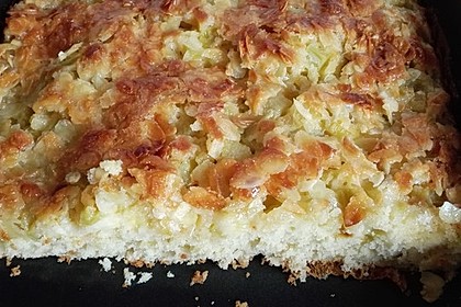 Schneller Blechkuchen mit Obst 26