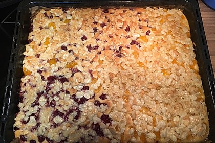 Schneller Blechkuchen mit Obst 23