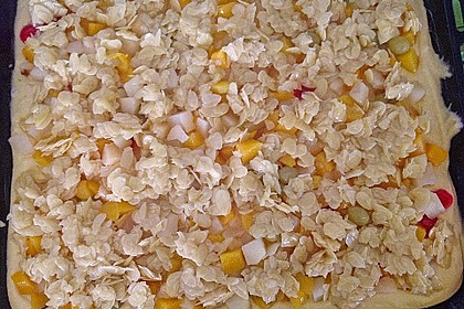 Schneller Blechkuchen mit Obst 27