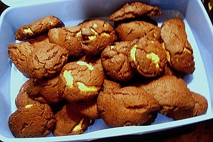 Schoko - Cookies mit Erdnussbutter - Füllung 43