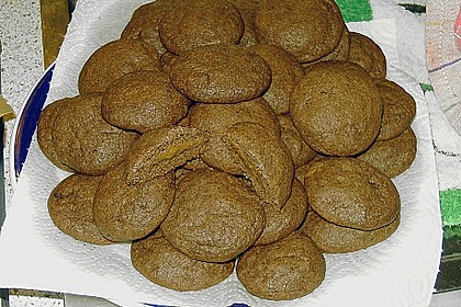 Schoko - Cookies mit Erdnussbutter - Füllung 31