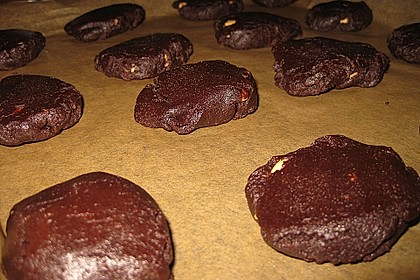 Schoko - Cookies mit Erdnussbutter - Füllung 35