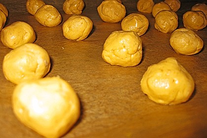Schoko - Cookies mit Erdnussbutter - Füllung 40