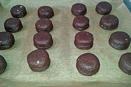 Schoko - Cookies mit Erdnussbutter - Füllung 33