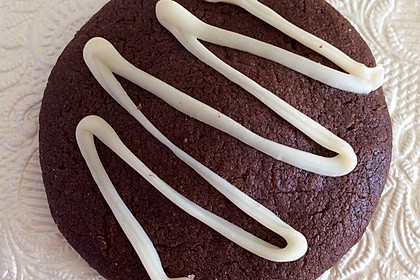 Schoko - Cookies mit Erdnussbutter - Füllung 22