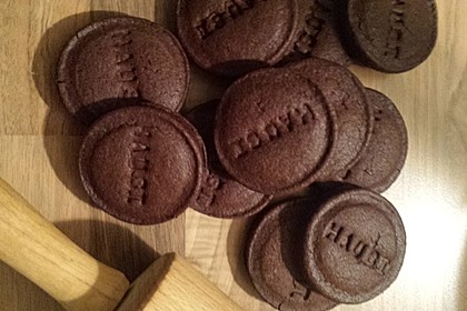 Schoko - Cookies mit Erdnussbutter - Füllung 1
