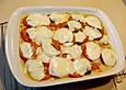 Mozzarella Schnitzel mit Paprika Gnocchi