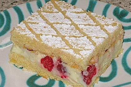 Limonen - Schnitten mit Himbeeren 3