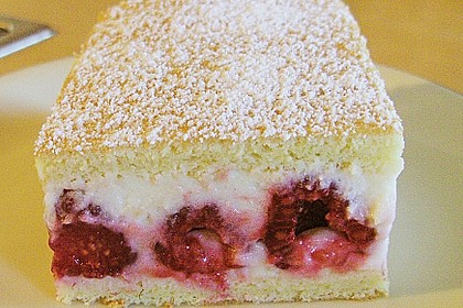Limonen - Schnitten mit Himbeeren 8