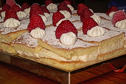 Limonen - Schnitten mit Himbeeren 11