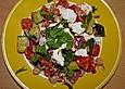 Marokkanischer warmer Kichererbsensalat