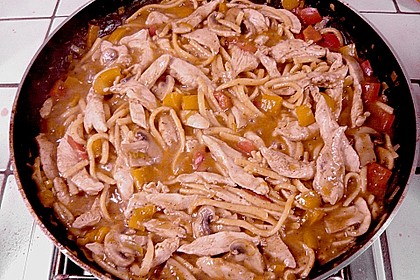 Sp&auml;tzle - H&uuml;hnchen - Pfanne 4