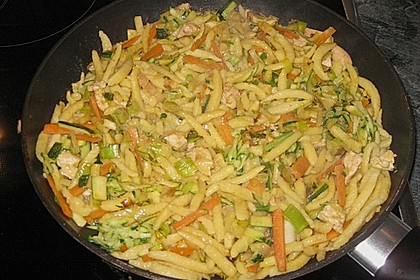 Sp&auml;tzle - H&uuml;hnchen - Pfanne 5
