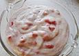 Selbst gemachter Erdbeerpudding