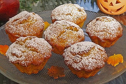 W&uuml;rzige K&uuml;rbis - Muffins