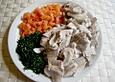 Fischk&uuml;chlein aus K&ouml;hler, R&auml;ucherlachs, Kartoffeln und  Dill