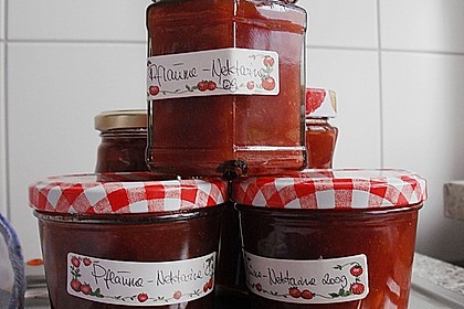 Pflaumen - Pfirsich - Marmelade mit Vanille 1