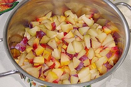 Pflaumen - Pfirsich - Marmelade mit Vanille 3