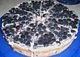 Heidelbeer - Quark - Sahne - Torte