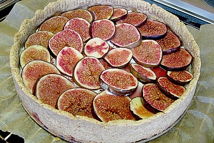 Feigen - Tarte mit Ziegenfrischkäse und Kräutern 3
