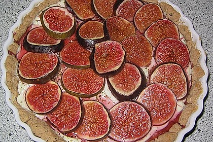 Feigen - Tarte mit Ziegenfrischkäse und Kräutern 5
