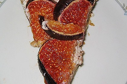 Feigen - Tarte mit Ziegenfrischkäse und Kräutern 2