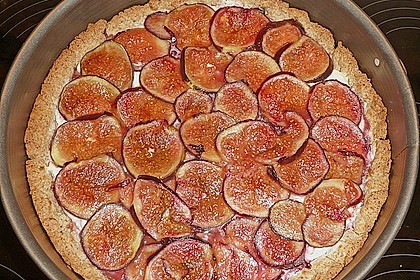 Feigen - Tarte mit Ziegenfrischkäse und Kräutern 1