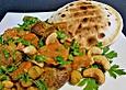 Lammcurry mit Kichererbsen, M&ouml;hren und Kokosmilch