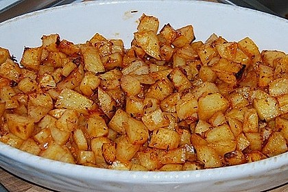 Knusprige Honig - Kartoffeln 9
