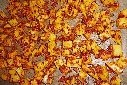 Knusprige Honig - Kartoffeln 16