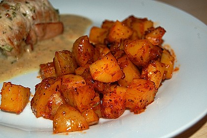 Knusprige Honig - Kartoffeln 2