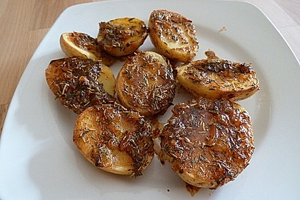 Knusprige Honig - Kartoffeln 7