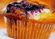 Blaubeeren - Quark Muffins