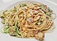 Spaghetti mit Shiitake in Schnittlauchsahne