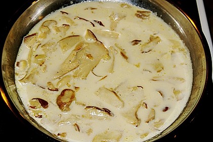 Frische Steinpilze in Sahnesauce 1
