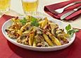 Schupfnudel - Kr&auml;uterr&uuml;hrei - Pfanne
